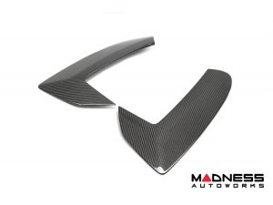 Chevrolet Corvette C8 Carbon Fiber Exterior Side Scoop Trim - Anderson Composites 